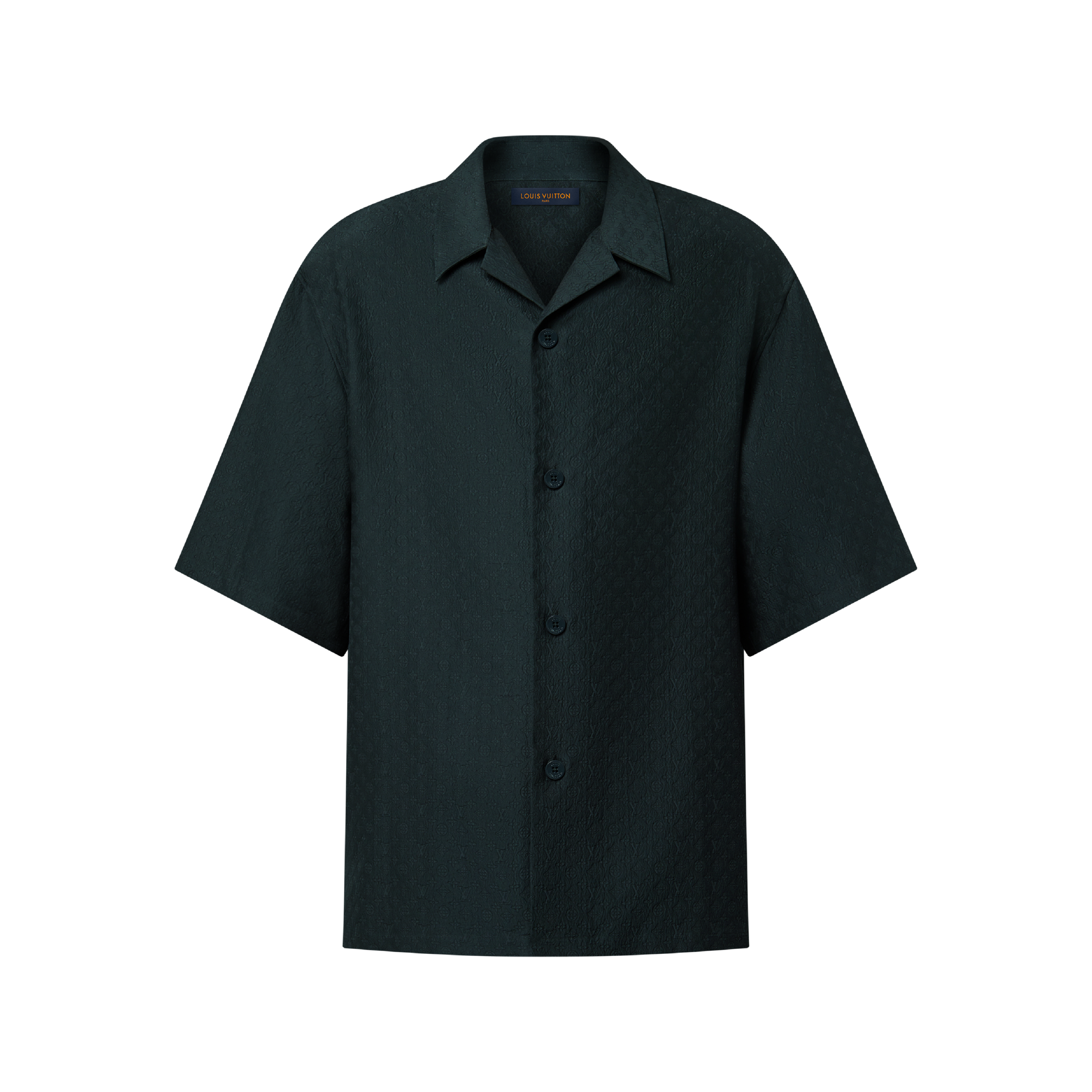 Louis Vuitton ブラック ボタンアップシャツ Louis Vuitton Shirt XL: Precise Craftsmanship